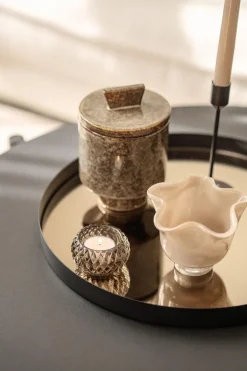 Clearance Lysfat Speil lys brun 30 cm Lysfat