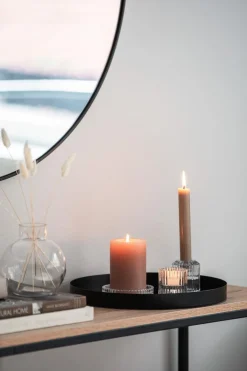 Sale Lysholder rille 9 cm klar Lysfat|Lysestaker