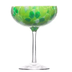 Sale Magnor - Swirl Champagneglass, grønn Glass