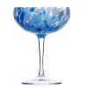 Sale Magnor - Swirl Champagneglass, blå Glass