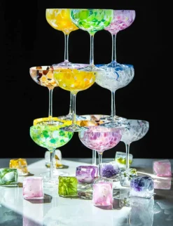 Sale Magnor - Swirl Champagneglass, hvit Glass