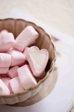 Clearance Marshmallowhjerter i pose Mat Og Drikke