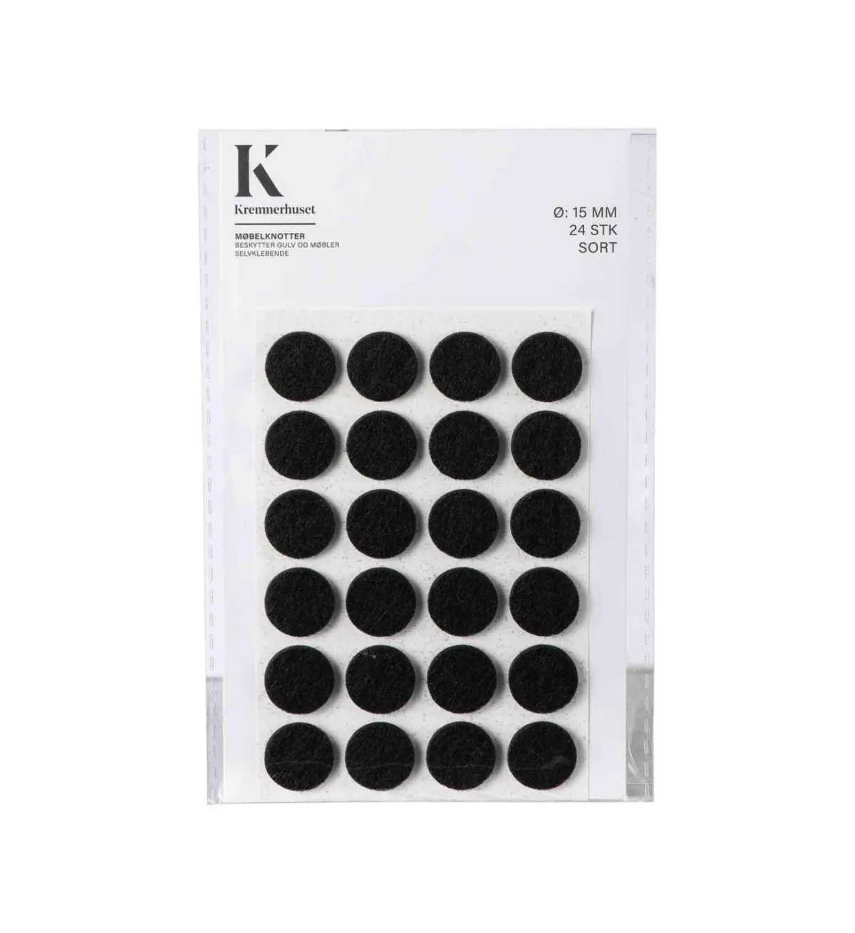 Discount Møbelknotter Ø 15 mm sort Annen Tekstil