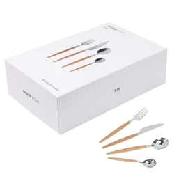 Clearance Modern House - Eik Bestikksett 16 deler Bestikk