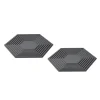 Clearance Modern House - Ime Gryteklut 2-pk sekskantet mørk grå Kjøkkentekstil