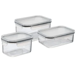 Clearance Modern House - Locknlock Oppbevaring bokssett 3stk Bokser