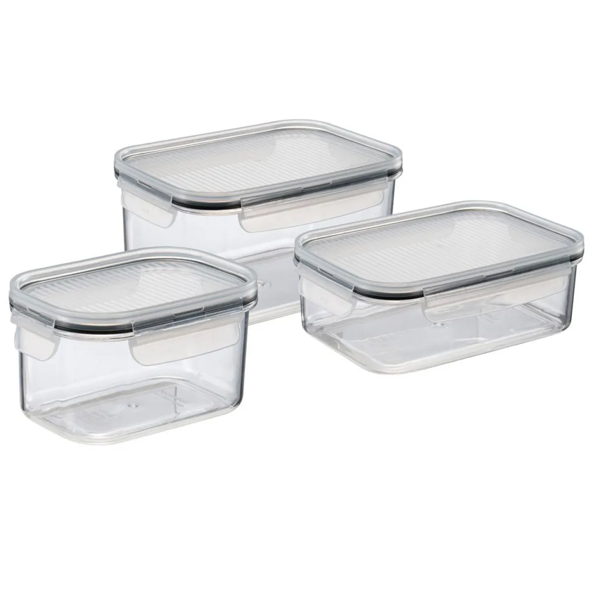 Clearance Modern House - Locknlock Oppbevaring bokssett 3stk Bokser