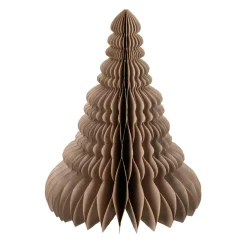 New Papirtre 30cm beige Julepynt