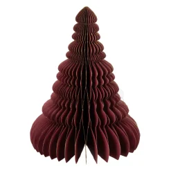 Papirtre H30 Burgunder Julepynt