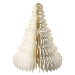 Outlet Papirtre H40cm creme Julepynt