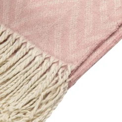 Best Pledd ZigZac 130x170 cm rosa Pledd