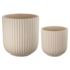 Sale Potte Riley matt 14 cm, beige Blomsterpotter Og Pidestaller