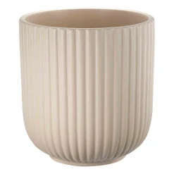 Outlet Potte Riley matt 20 cm, beige Blomsterpotter Og Pidestaller