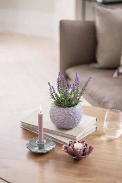 New Potte Småblomst 11 cm lilla Blomsterpotter Og Pidestaller