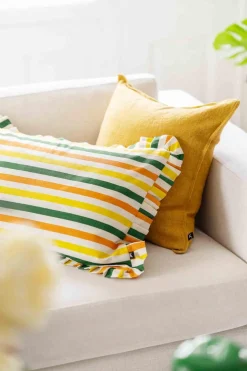 Clearance Putetrekk Daisy 48x48cm sennep Putetrekk