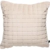 Hot Putetrekk Faux fur ruter 48x48cm Putetrekk