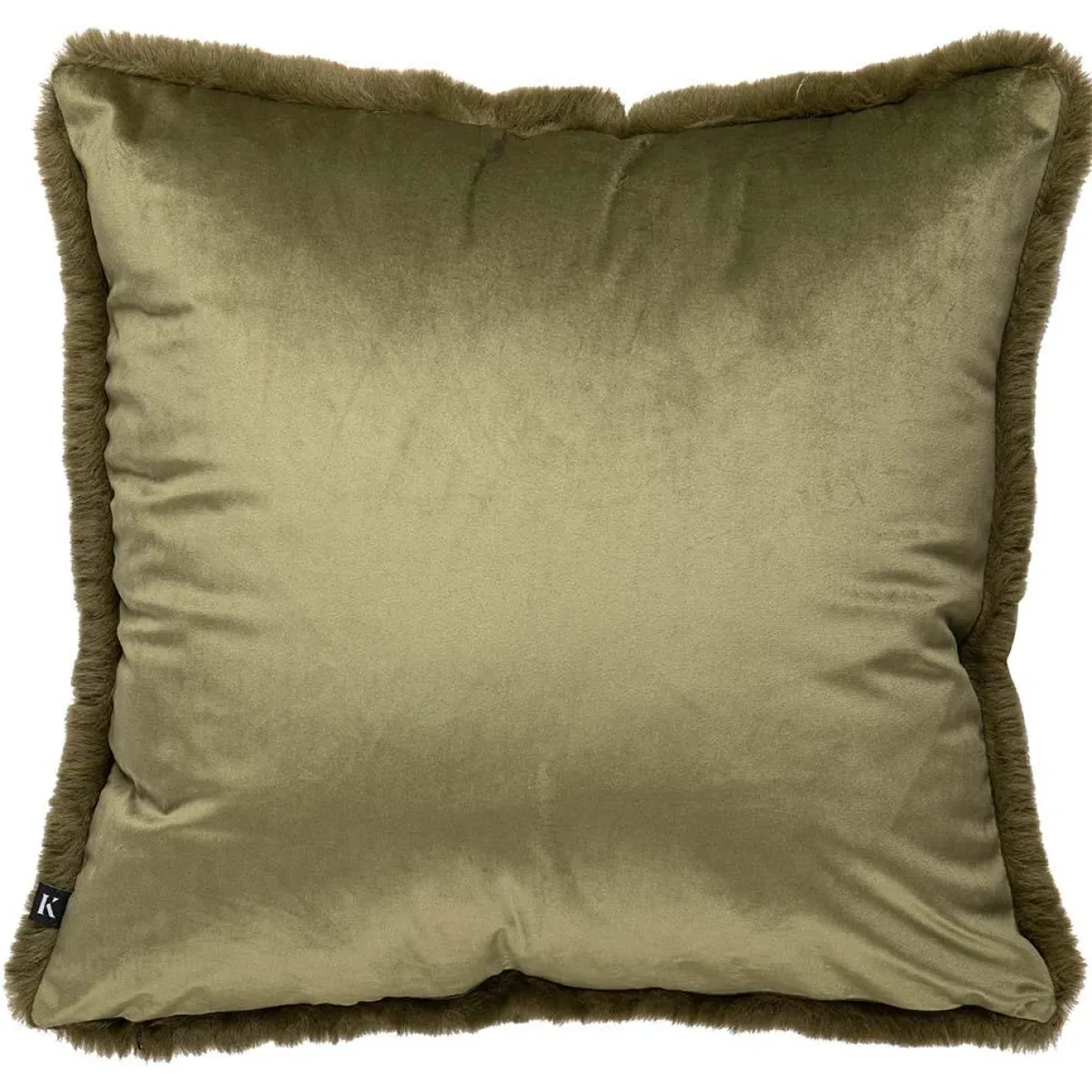 Online Putetrekk Faux fur 48x48cm, grønn Putetrekk