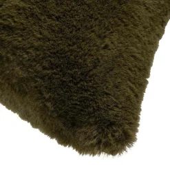 Online Putetrekk Faux fur 48x48cm, grønn Putetrekk