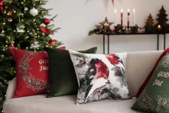 New Putetrekk God Jul krans 48x48 cm Putetrekk|Juletekstil