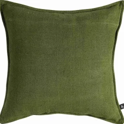 Hot Putetrekk Herringbone 48x48cm grønn Putetrekk|Juletekstil