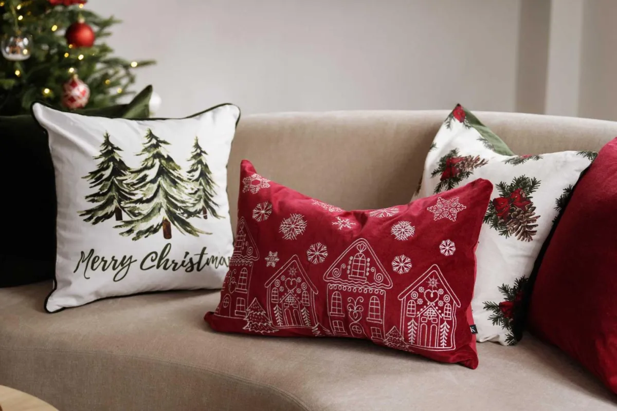 Best Putetrekk Julehus 40x60cm Putetrekk|Juletekstil