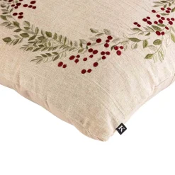 New Putetrekk krans broderi 48x48 cm Putetrekk|Juletekstil