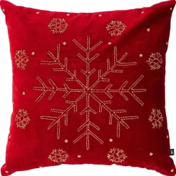 Outlet Putetrekk perler snøkrystall 48x48cm Putetrekk|Juletekstil