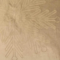 Online Putetrekk snøfnugg beige Putetrekk|Juletekstil