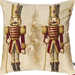 Putetrekk velur Nøtteknekkere 48x48cm Putetrekk|Juletekstil