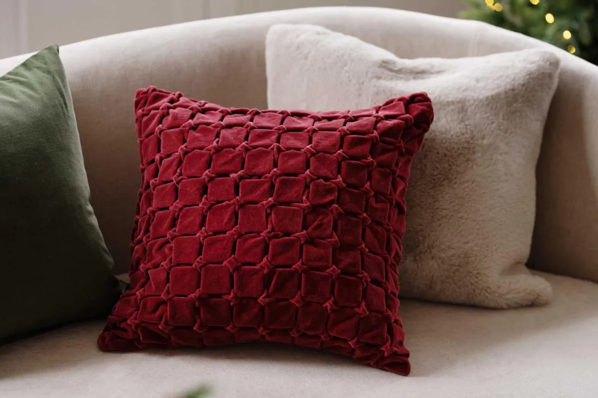 Outlet Putetrekk velur Sassari 48x48cm Putetrekk|Juleputer