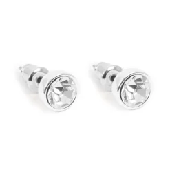 Online Øredobber med klar sten, Sølv Ørepynt