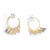 Sale Øreringer med charm, Gull Ørepynt
