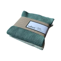 Hot Sabor - Home Kjøkkenkluter 2-pk blå Kjøkkentekstil