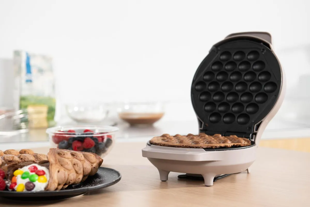 Sale Sabor - Select Boblevaffeljern, beige Kjøkkenapparater