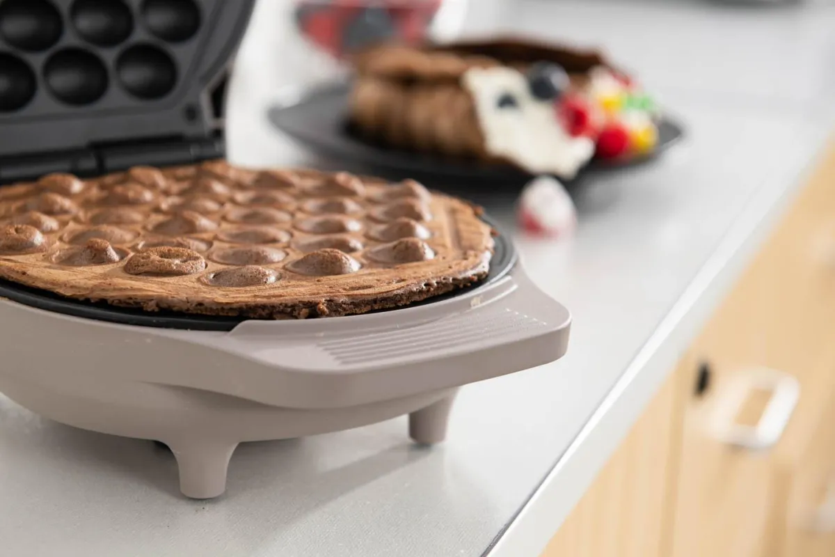 Sale Sabor - Select Boblevaffeljern, beige Kjøkkenapparater