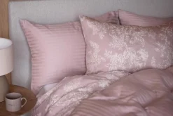 Sale Sengesett Amalia Sateng 140x220 cm, rosa Gavetips