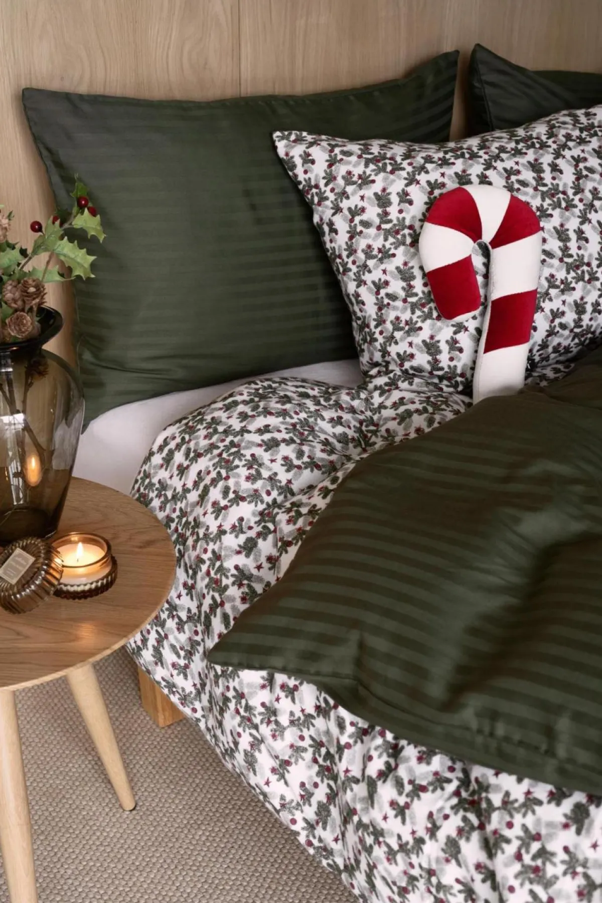 Outlet Sengesett Christmas Flanell 140x220 cm Juletekstil