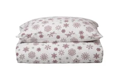 Best Sengesett Flanell Stars 140x220cm Juletekstil