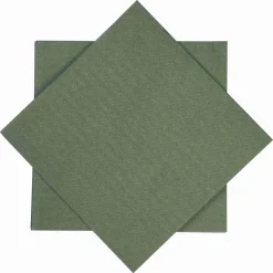Outlet Serviett airlaid 40x40cm grønn Servietter