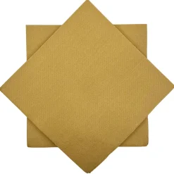 Hot Serviett airlaid 40x40cm gull Servietter|Juleservietter