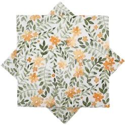 Outlet Serviett blomster harmoni gul Servietter