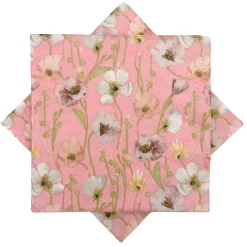 Best Serviett blomstring rosa Servietter
