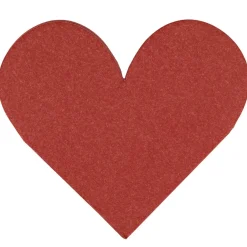 Outlet Serviett Hjerte rød Servietter