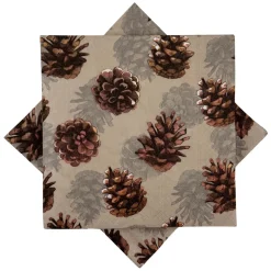 Sale Serviett Kongle beige Servietter|Juleservietter