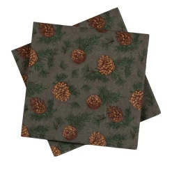 New Serviett Kongle Grønn Servietter|Juleservietter