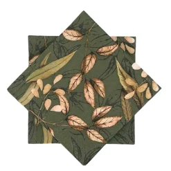 Discount Serviett Leaves Grønn Servietter