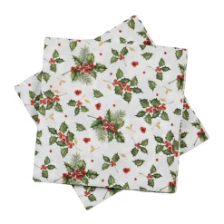 New Serviett Misteltegn Servietter|Juleservietter