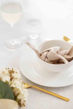 Hot Serviett Molly 35x35cm natur Servietter