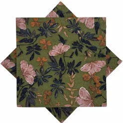 Outlet Serviett Sommerfugl grønn Servietter