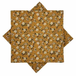 New Serviett Tiny Flowers oker Servietter